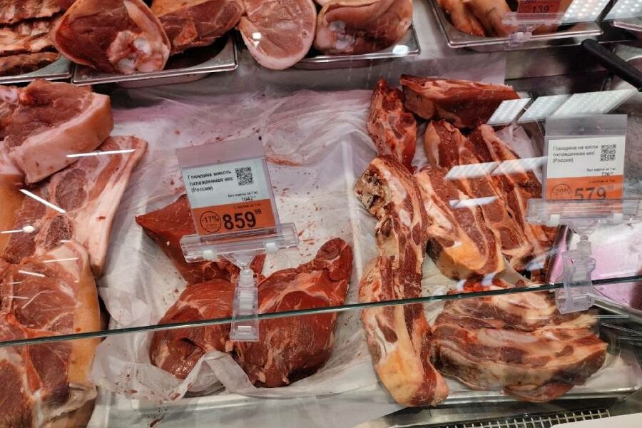 В Новосибирске продолжают расти цену на говядину